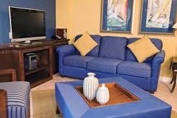 Living room at Wyndham Santa Barbara