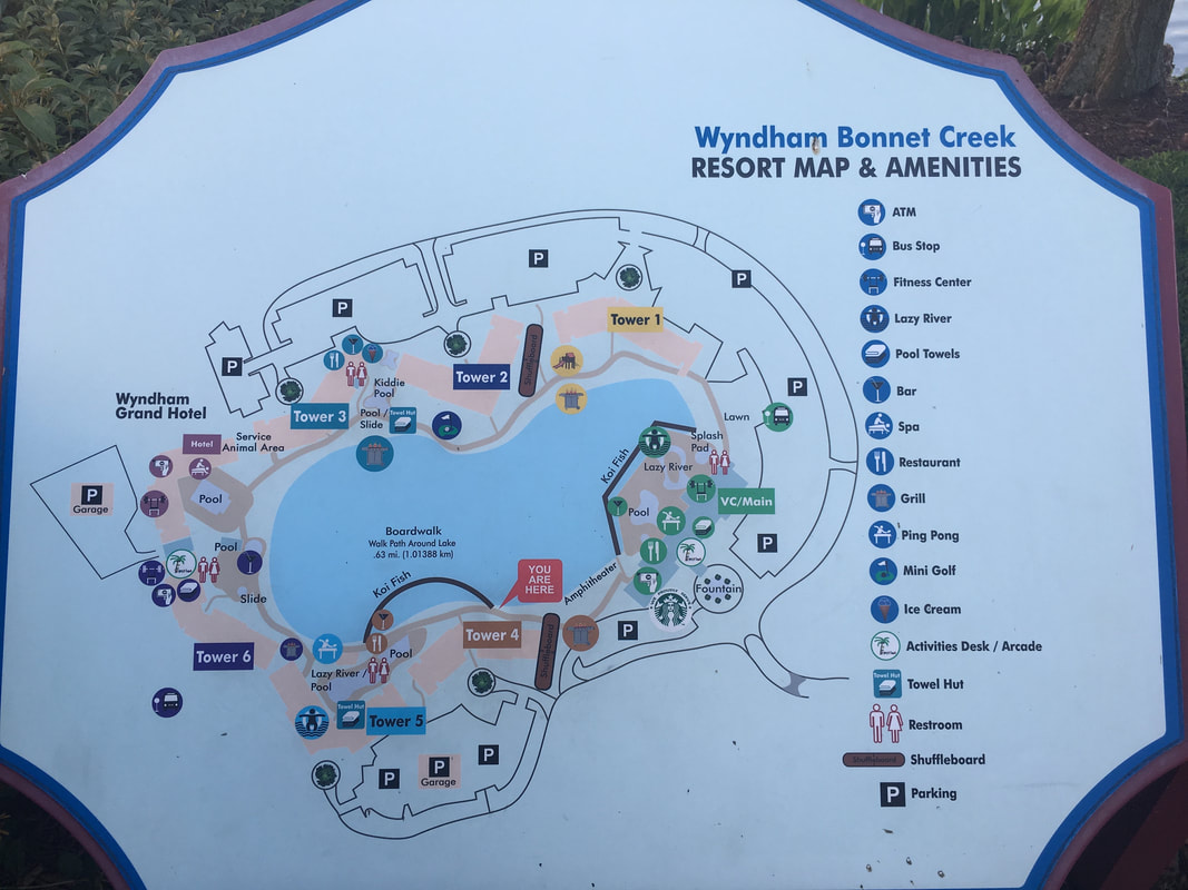 Wyndham Bonnet Creek Resort Map